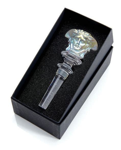 Versace Rosenthal Medusa Bottle Stopper 